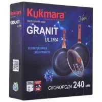 Tigaie Kukmara Granit Ultra SGG241A Universală / 24 cm / Black photo 5