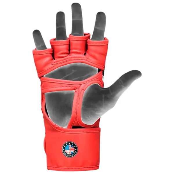 Mănuși de lupte RDX Aura Plus T-17 Grappling / Adult / XL / Red photo 3 Mănuși de lupte RDX Aura Plus T-17 Grappling / Adult / XL / Red photo 3