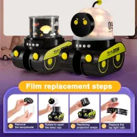 Proiector de stele Night Light Projector Robot 09 Spacewalker WH-E03 1+ / Black White photo 8