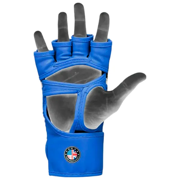 Mănuși de lupte RDX Aura Plus T-17 Grappling / Adult / L / Blue photo 3 Mănuși de lupte RDX Aura Plus T-17 Grappling / Adult / L / Blue photo 3