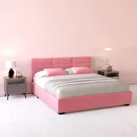 Кровать My-Style my-Nola 90 x 200 см / Фанера / Розовый photo 7