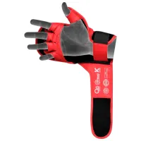 Боевые перчатки RDX Aura Plus T-17 Grappling / Взрослый / XL / Красный photo 4
