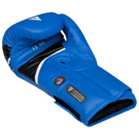 Боевые перчатки RDX Aura Plus T-17 Бокс / Взрослый / 16 oz / Синий photo 4
