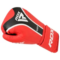 Боевые перчатки RDX Aura Plus T-17 Бокс / Взрослый / 14 oz / Красный photo 2