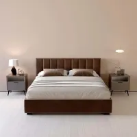 Кровать My-Style my-Sia 90 x 200 см / Фанера / Тёмно-коричневый photo 7