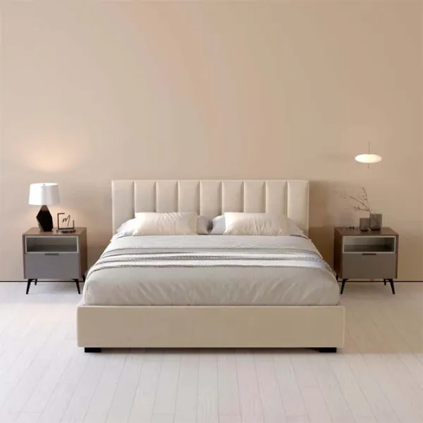 Кровать My-Style my-Sia 180 x 200 см / Фанера / Кремовый photo 7