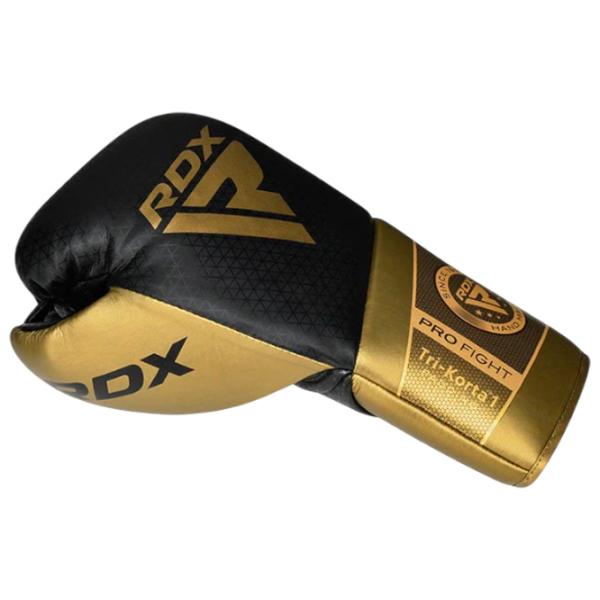 Mănuși de lupte RDX Mark Pro Fight Tri Korta 1 Box / Copii / 8 oz / Gold photo 3 Mănuși de lupte RDX Mark Pro Fight Tri Korta 1 Box / Copii / 8 oz / Gold photo 3