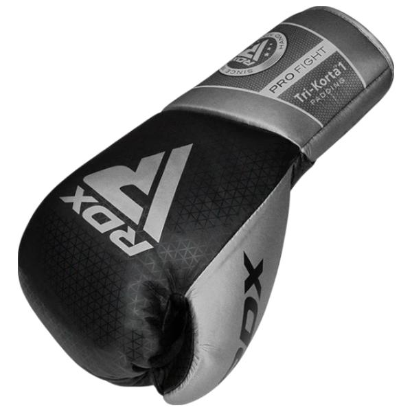 Mănuși de lupte RDX Mark Pro Fight Tri Korta 1 Box / Copii / 8 oz / Silver photo 2 Mănuși de lupte RDX Mark Pro Fight Tri Korta 1 Box / Copii / 8 oz / Silver photo 2