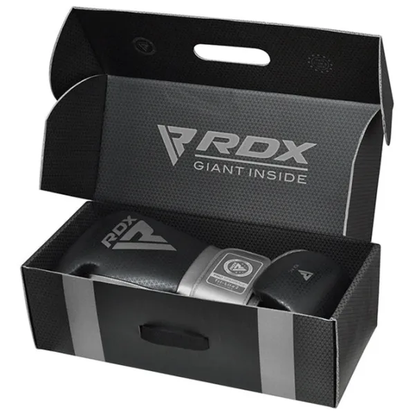 Mănuși de lupte RDX Mark Pro Sparring Tri Lira 2 Box / Adult / 10 oz / Silver photo 2 Mănuși de lupte RDX Mark Pro Sparring Tri Lira 2 Box / Adult / 10 oz / Silver photo 2