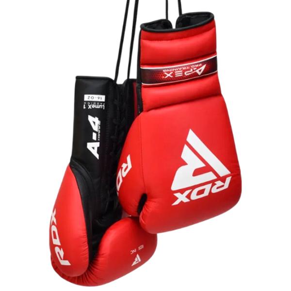 Mănuși de lupte RDX Pro Training Apex A4 Box / Adult / 16 oz / Red photo 4 Mănuși de lupte RDX Pro Training Apex A4 Box / Adult / 16 oz / Red photo 4