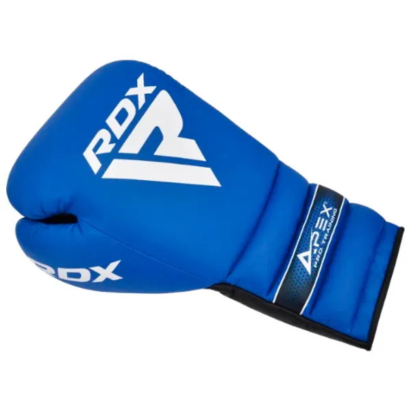 Боевые перчатки RDX Pro Training Apex A4 Бокс / Взрослый / 16 oz / Синий photo 2 Боевые перчатки RDX Pro Training Apex A4 Бокс / Взрослый / 16 oz / Синий photo 2