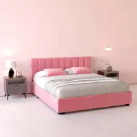 Кровать My-Style my-Sia 90 x 200 см / Фанера / Розовый photo 4