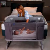 Pat pentru copii Chicco Next 2 Me Forever 3 in 1 0 luni - 4 ani / Moon Grey photo 6