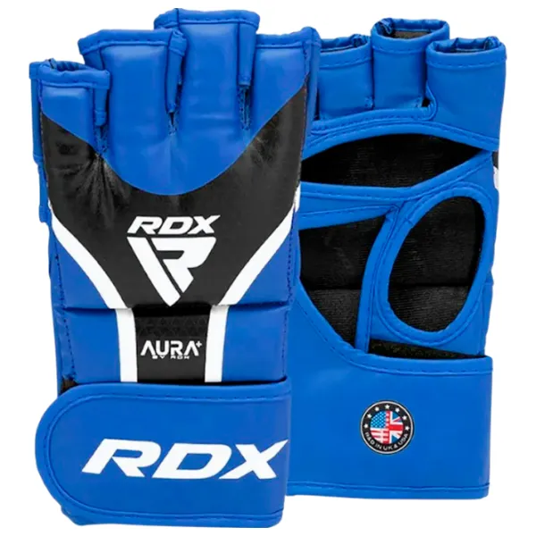 Mănuși de lupte RDX Aura Plus T-17 Grappling / Adult / L / Blue photo 1 Mănuși de lupte RDX Aura Plus T-17 Grappling / Adult / L / Blue photo 1