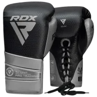 Боевые перчатки RDX Mark Pro Training Tri Lira 1 Бокс / Взрослый / 14 oz / Серебряный