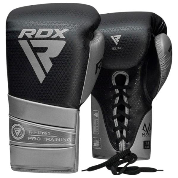 Mănuși de lupte RDX Mark Pro Training Tri Lira 1 Box / Adult / 16 oz / Silver photo 1 Mănuși de lupte RDX Mark Pro Training Tri Lira 1 Box / Adult / 16 oz / Silver photo 1