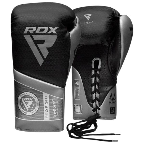 Mănuși de lupte RDX Mark Pro Fight Tri Korta 1 Box / Copii / 8 oz / Silver photo 1 Mănuși de lupte RDX Mark Pro Fight Tri Korta 1 Box / Copii / 8 oz / Silver photo 1