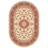 Covor Covoare Ungheni Atlas Beige Red / Polipropilenă