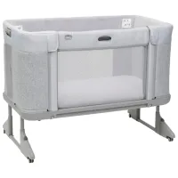 Pat pentru copii Chicco Next 2 Me Forever 3 in 1 0 luni - 4 ani / Ash Grey
