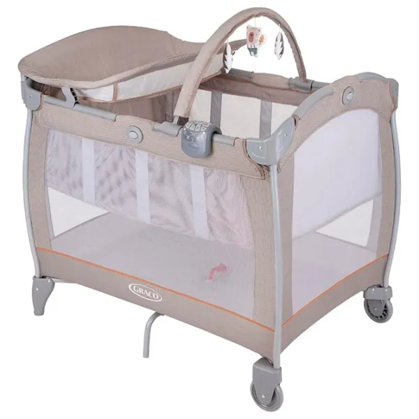 Pat pentru copii Graco Electra Little Adventures 0 luni - 3 ani / Beige photo 1