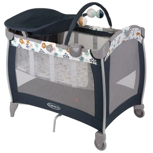 Детская кровать Graco Contour Electra Into the Wild 0 месяцев - 3 года / Синий photo 1