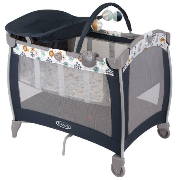Детская кровать Graco Contour Electra Into the Wild 0 месяцев - 3 года / Синий photo 1