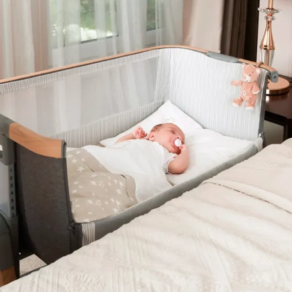 Детская кровать Kikka Boo Nanna 0 месяцев - 6 месяцев / Dark Grey photo 10 Детская кровать Kikka Boo Nanna 0 месяцев - 6 месяцев / Dark Grey photo 10