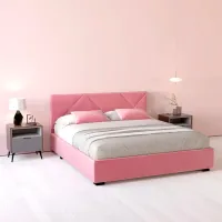 Кровать My-Style my-Sara 180 x 200 см / Фанера / Розовый photo 3
