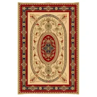 Ковер Covoare Ungheni Renaissance Red Beige / Шерсть