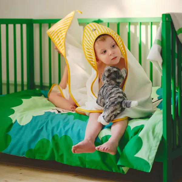 Детское постельное бельё Ikea Gronfink (5732523) Хлопок/ Зеленый Синий photo 2