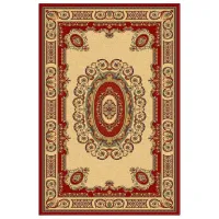 Ковер Covoare Ungheni Renaissance Red Beige / Шерсть