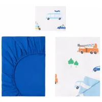 Детское постельное бельё Ikea Bergfink (5702875) Хлопок/ Белый Разноцветный