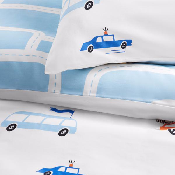 Детское постельное бельё Ikea Bergfink (5702875) Хлопок/ Белый Разноцветный photo 5 Детское постельное бельё Ikea Bergfink (5702875) Хлопок/ Белый Разноцветный photo 5