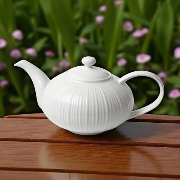 Заварочные чайники Fissman Elegance 1л / Белый photo 3