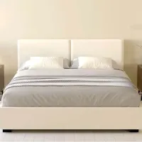 Кровать My-Style my-Bria 200 x 200 см / Фанера / Светло-Бежевый photo 7