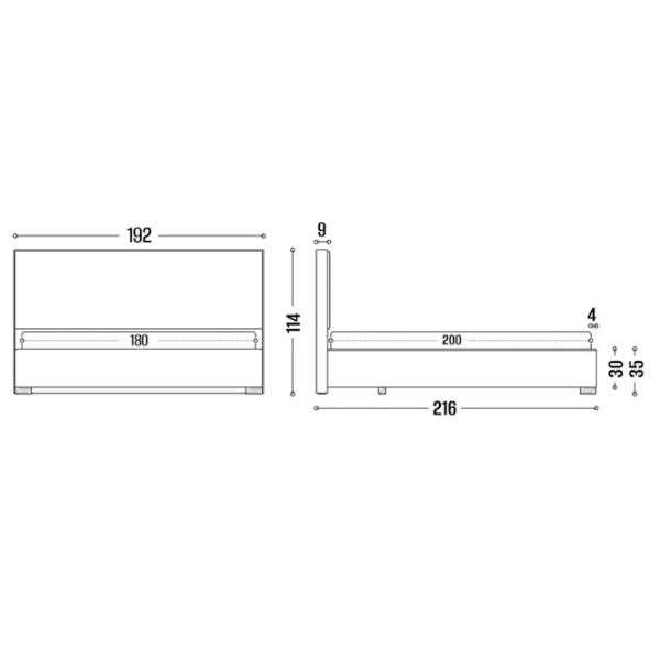 Pat My-Style my-Sara 180 x 200 cm / Placaj / Beige photo 6