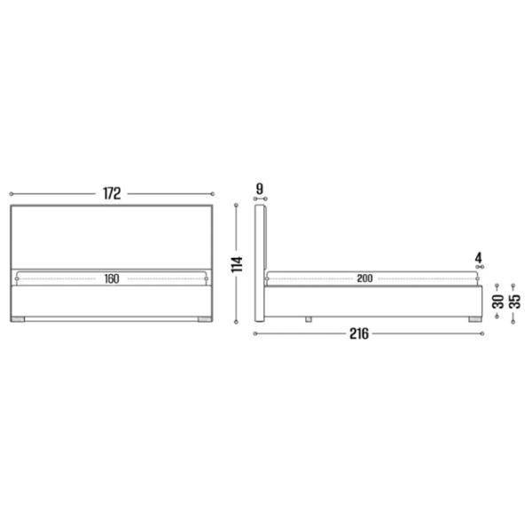 Pat My-Style my-Sara 160 x 200 cm / Placaj / Abastru deschis photo 6