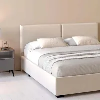 Кровать My-Style my-Bria 160 x 200 см / Фанера / Кремовый photo 4