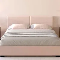 Кровать My-Style my-Bria 180 x 200 см / Фанера / Светло-розовый photo 7