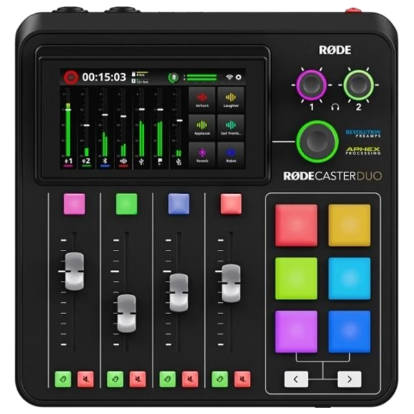 Interfață audio Rode Rodecaster Duo 48 kHz / 20 Hz - 20 kHz / Black photo 5