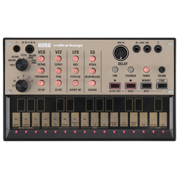 Sintetizator digital Korg Volca Keys  / 3 voci / Plastic / Brown photo 1