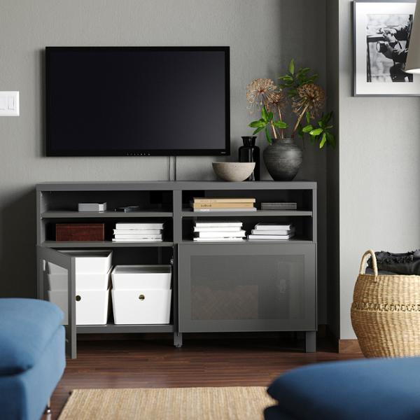 Тумба под телевизор Ikea Besta/Mortviken/Stubbarp 74 x 120 x 42см / ДСП photo 3 Тумба под телевизор Ikea Besta/Mortviken/Stubbarp 74 x 120 x 42см / ДСП photo 3