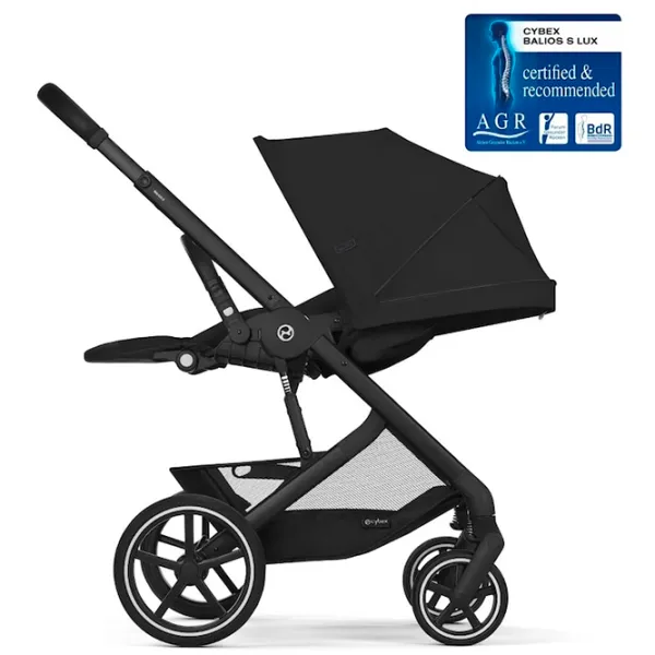 Cărucior pentru copil Cybex Balios S Lux 524001171/ Moon Black photo 9