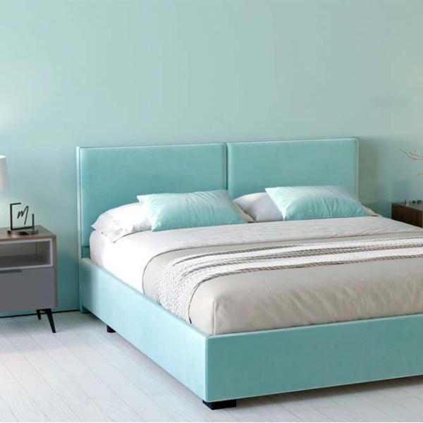 Кровать My-Style my-Bria 200 x 200 см / Фанера / Голубой photo 5