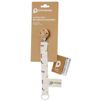 Clip pentru suzetă universal Premaman Cars Unisex / 0 luni - / Latex / White photo 3