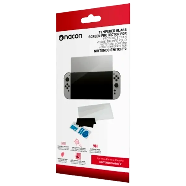 Sticlă de protecție Nacon Tempered Glass Screen Protection Nintendo Switch 2 / Transparent photo 4