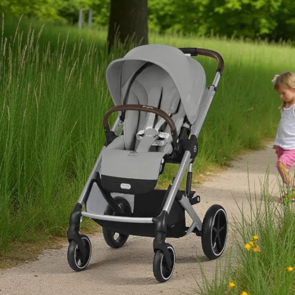 Cărucior pentru copil Cybex Balios S Lux 524001179/ Stone Grey photo 10