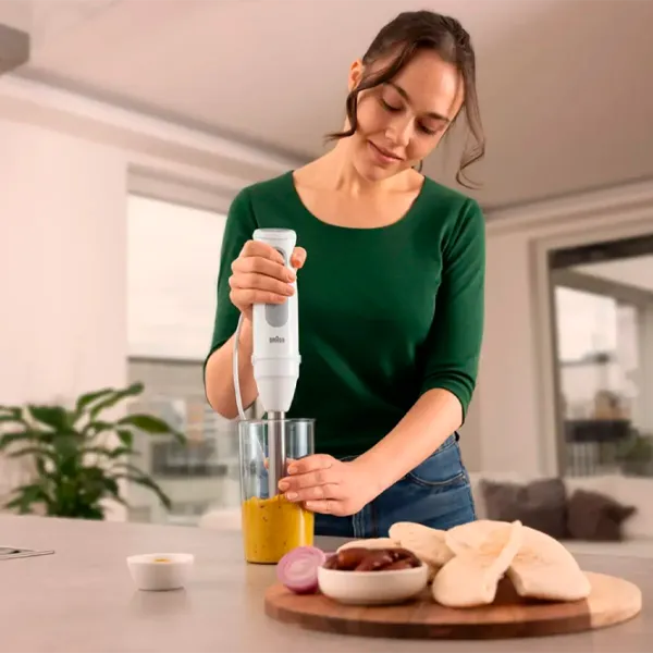 Blender de mână Braun MQ 50236 M 1000 W / White photo 5