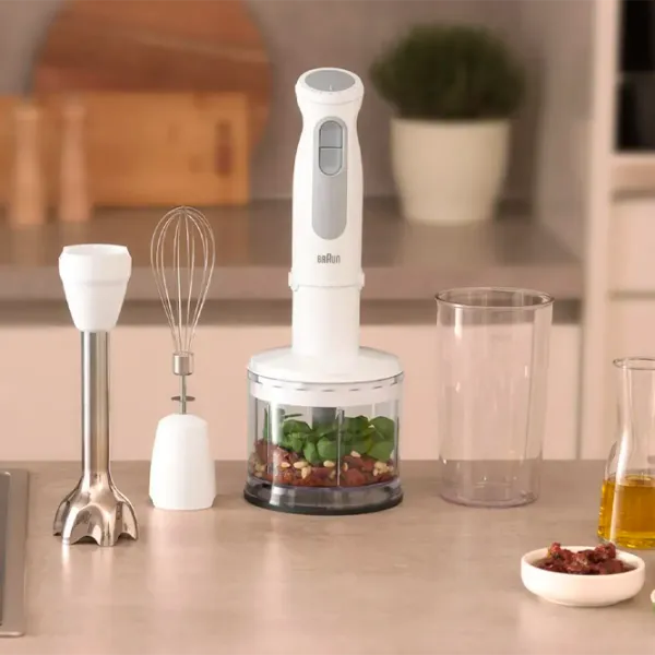 Blender de mână Braun MQ 50236 M 1000 W / White photo 6