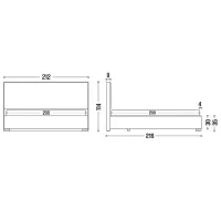Кровать My-Style my-Bria 200 x 200 см / Фанера / Желтый photo 6